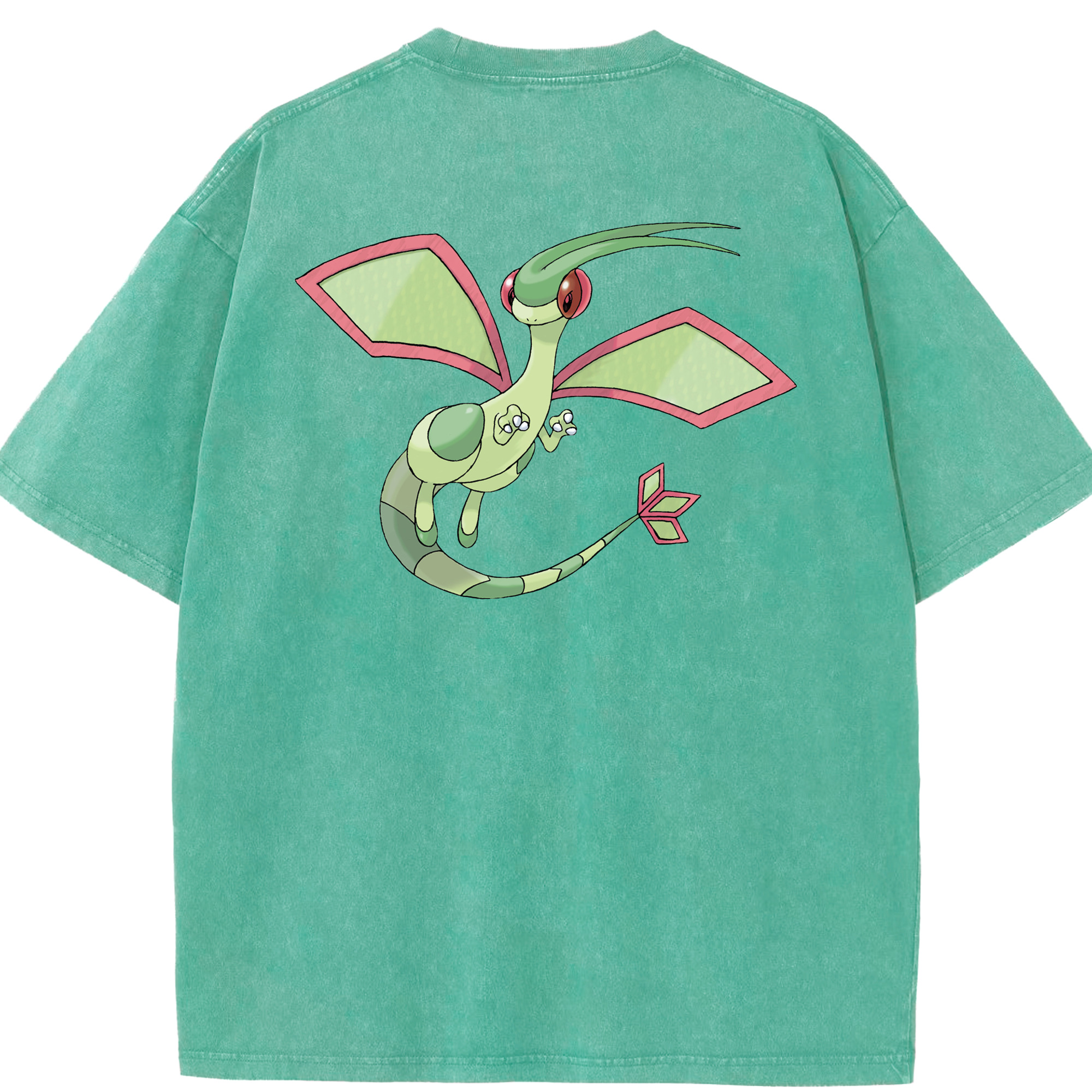 （画像用） ポケットモンスター Pokémon 綿100% ヴィンテージ風 半袖Tシャツ（背面プリント）